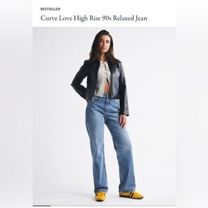 A&F High Rise 90’s Relaxed Fit Jeans
